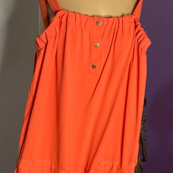 Cache Orange Short Jumpsuit size M - Picture 5 of 7